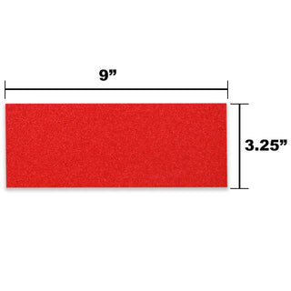 Black Diamond Skateboard Griptape Red Grip Strips 5 pack 9" x 3.25"