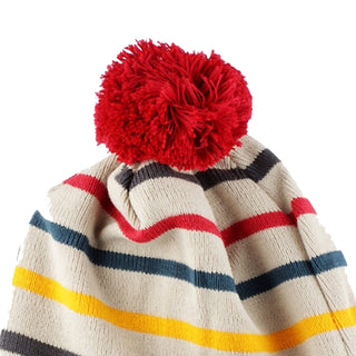 Fourstar Beanie GRADIENT FOLD POM RED Cap