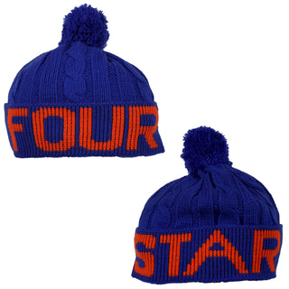 Fourstar Beanie POM POM BLUE Cap