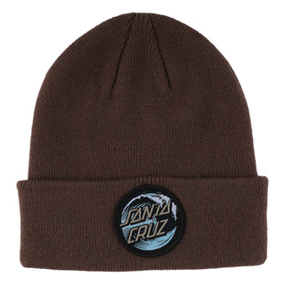 Santa Cruz Skateboards Beanie Wave Dot Brown