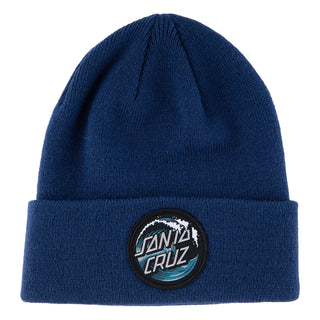 Santa Cruz Skateboards Beanie Wave Dot Navy/Teal/Grey