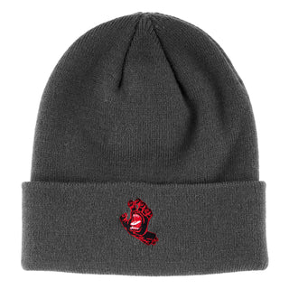 Santa Cruz Skateboards Beanie Screaming Hand Charcoal