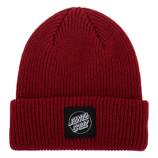 Santa Cruz Skateboards Beanie Cruz Label Burgundy