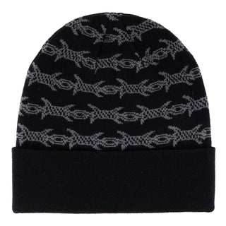 Santa Cruz Skateboards Beanie Wired Flame Dot Long Shoreman Black