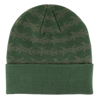Santa Cruz Skateboards Beanie Wired Flame Dot Long Shoreman Forest