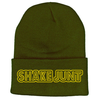 Shake Junt Beanie Stretch Logo Green