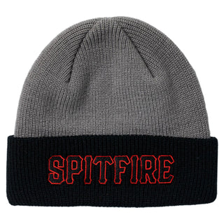 Spitfire Wheels Beanie Spitball Cuff Charcoal/Black Grey