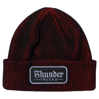 Thunder Trucks Beanie Script Patch Cuff Black/Red/Silver Black