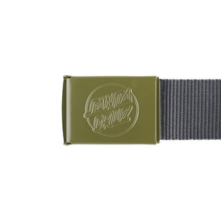 Santa Cruz Skateboards Belt Opus Dot Web Grey/Army