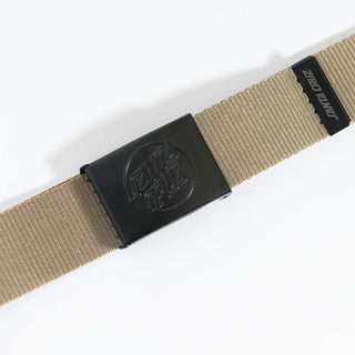Santa Cruz Skateboards Belt Opus Dot Web Coyote Brown