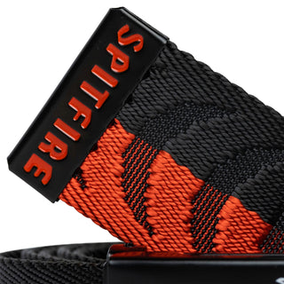Spitfire Wheels Belt Eternal Crescent Jacquard Web Black/Red Black