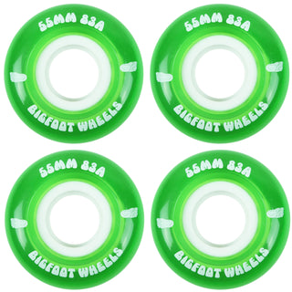 Bigfoot 55mm 83A Soft Cruiser Filmer Wheels Green (Set of 4)