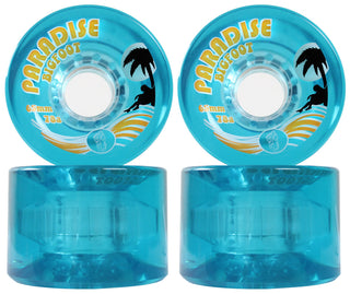 Paris Longboard Trucks, Wheels, Hardware, and Abec 7 Bearings Kit - V2 180 Blue + Bigfoot 65mm 78A Blue