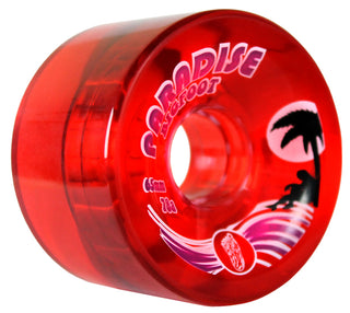 Bigfoot Longboard Wheels - 65mm Islanders Red