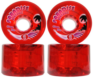 Paris Longboard Trucks, Wheels, Hardware, and Abec 7 Bearings Kit - V2 180 Raw + Bigfoot 65mm 78A Red