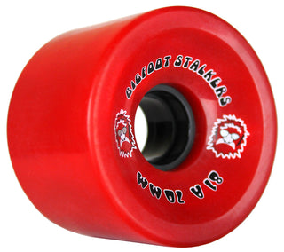 Bigfoot Longboard Wheels 70mm Stalkers Red