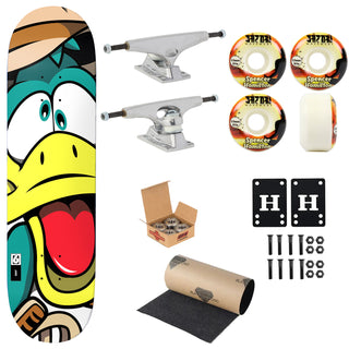 Birdhouse Premium Complete Skateboard Jaws Duck Jones 8.475" Ft. Krux/Satori/Independent