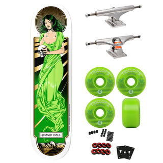 Birdhouse Premium Skateboard with Indy Trucks, Triclops Wheels 8.75" Hale Divine Aura
