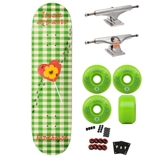 Birdhouse Premium Skateboard with Indy Trucks, Triclops Wheels 8" Lizze Armanto Left Overs
