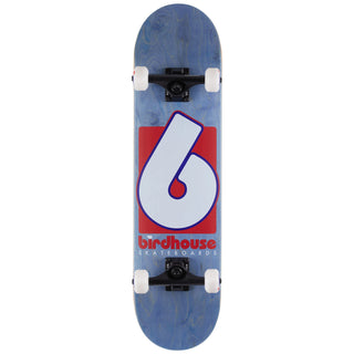 Birdhouse Complete B Logo Blue/Red 7.75"
