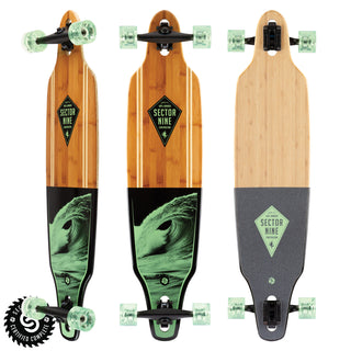 Sector 9 Longboard Complete Bico Lookout 9.625" x 41.125" Drop Through