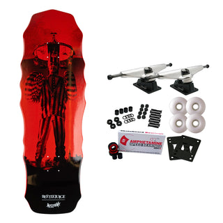 Welcome Skateboards x Beetlejuice Complete Carousel on Widow Red Dip 10" x 31"