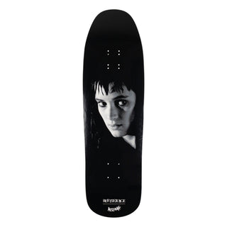 Welcome Skateboards x Beetlejuice Deck Lydia on Gaia Black/White Dip 9.6" x 31.75"