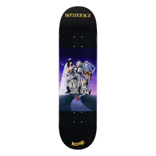 Welcome Skateboards x Beetlejuice Deck Showtime Black/Purple Dip 9.0" x 31.85"