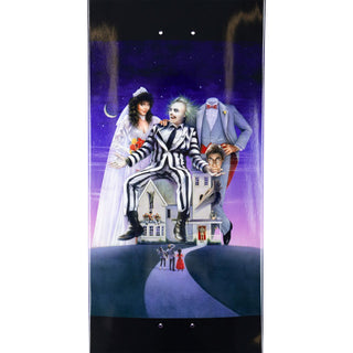 Welcome Skateboards x Beetlejuice Deck Showtime Black/Purple Dip 9.0" x 31.85"