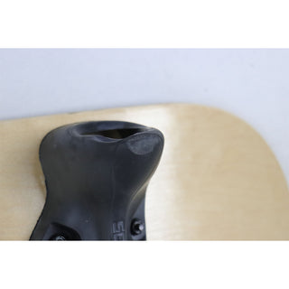 Blem Softrucks Skateboard Indoor Practice Complete 8" Natural Deck with Black Trucks