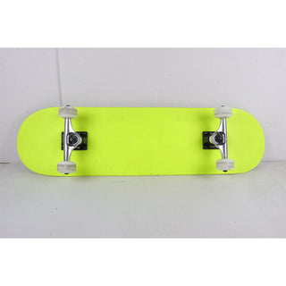 Blem Moose Complete Skateboard Neon Yellow 8.25" With Silver Trucks and White Wheels
