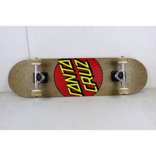 Blem Santa Cruz Skateboard Complete Classic Dot Grey 8.375" x 31.83"