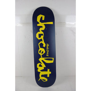 Blem Chocolate Skateboard Deck Perez Pop Secret Navy 8.0" x 31.875" Used