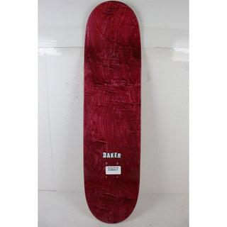 Blem Baker Skateboard Deck Logo Red/White 8.5" x 32" Used