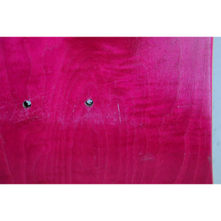 Blem Moose Skateboards Old School 10" x 30" Stained Pink Blank Skateboard Deck + Grip