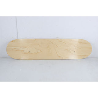 Scratched Moose Blank Skateboard Deck Natural 7.25"