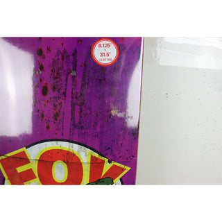 Scratched Deathwish Skateboard Deck Jamie Foy Spring Break Purple 8.125" x 31.5"