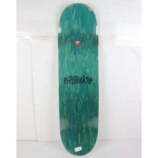 Scratched Deathwish Skateboard Deck Erik Ellington Sledge White 8.5" x 31.875"