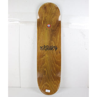 Scratched Deathwish Skateboard Deck Erik Ellington Sledge White 8.5" x 31.875"