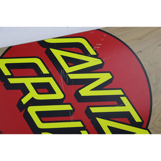 Blem Santa Cruz Skateboard Deck Classic Dot Grey 8.375" x 31.83" with Grip
