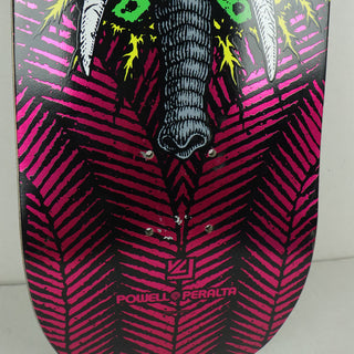 Blem Powell Peralta Skateboard Deck Flight Mike Vallely Elephant Pink Foil 8.63" with Grip