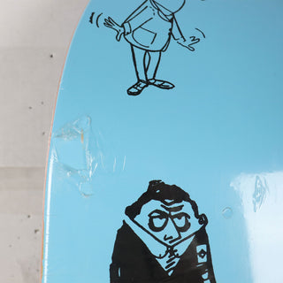Blem Jacuzzi Skateboard Deck Pilz Egg Blue 9.125" x 32.25" Cosmetic