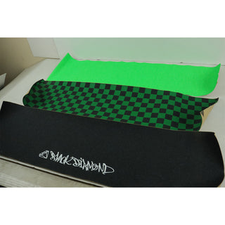 BLEM 3 SHEETS OF BLACK DIAMOND GRIPTAPE (TAG,CKGRN,NGRN) 