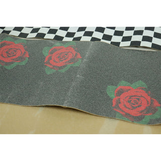 BLEM 3 SHEETS OF BLACK DIAMOND GRIPTAPE (CHKWHT,PVC-ROSE,CLR) 