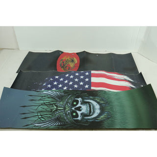 BLEM 3 SHEET OF MISC GRIPTAPE (Powell Peralta Oval Dragon, Powell Peralta Andy Anderson, Mr.Pen American Flag)