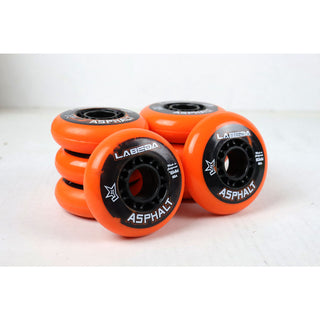 Blem Inline Hockey Wheels Labeda Asphalt 76mm/80mm Hilo Orange Cosmetic