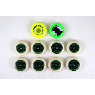 Blem Inline Hockey Wheels Labeda Outdoor 10-Pack 68mm Multi Cosmetic and Used