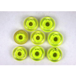 Blem Inline Hockey Wheels Labeda Millennium Gripper 76mm/80mm Hilo Yellow Used