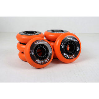 Blem Inline Hockey Wheels Labeda Asphalt 76mm/80mm Hilo Orange Cosmetic and Used