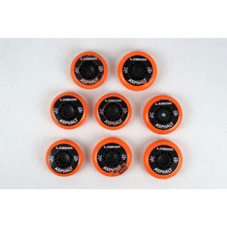 Blem Inline Hockey Wheels Labeda Asphalt 76mm/80mm Hilo Orange Cosmetic and Used